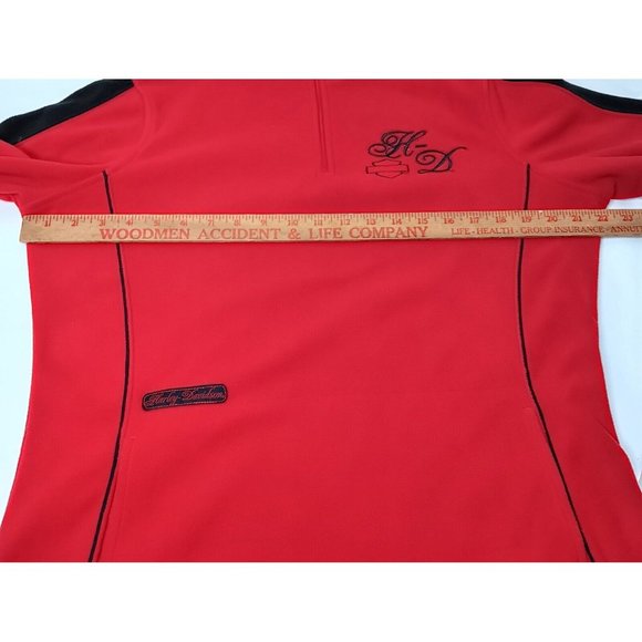 Triple S Harley Davidson Morgantown West Virginia Large Fleece Jacket 1/4 Zip - Picture 13 of 15